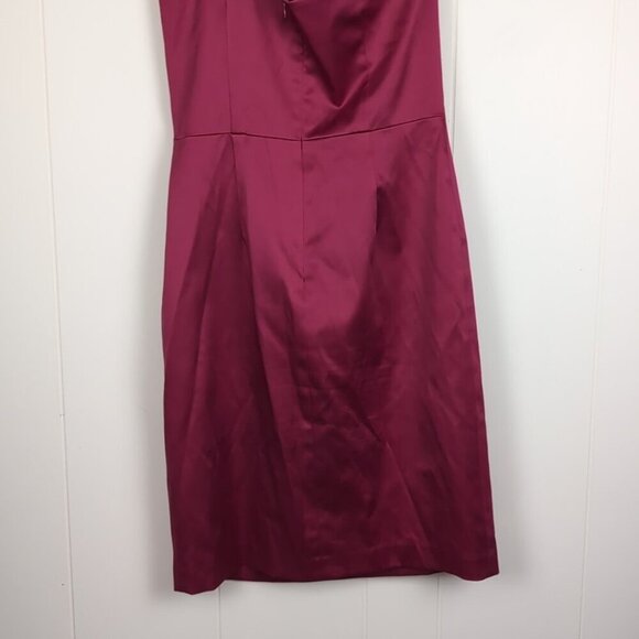 Elegant One-Shoulder Pink Dress - Picture 6 of 6